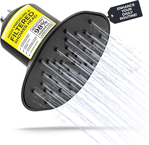 Afina High Pressure Filtered Shower Head