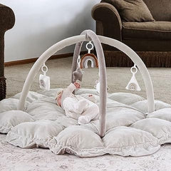 5-in-1 Convertible Baby Play Gym with 6 Toys