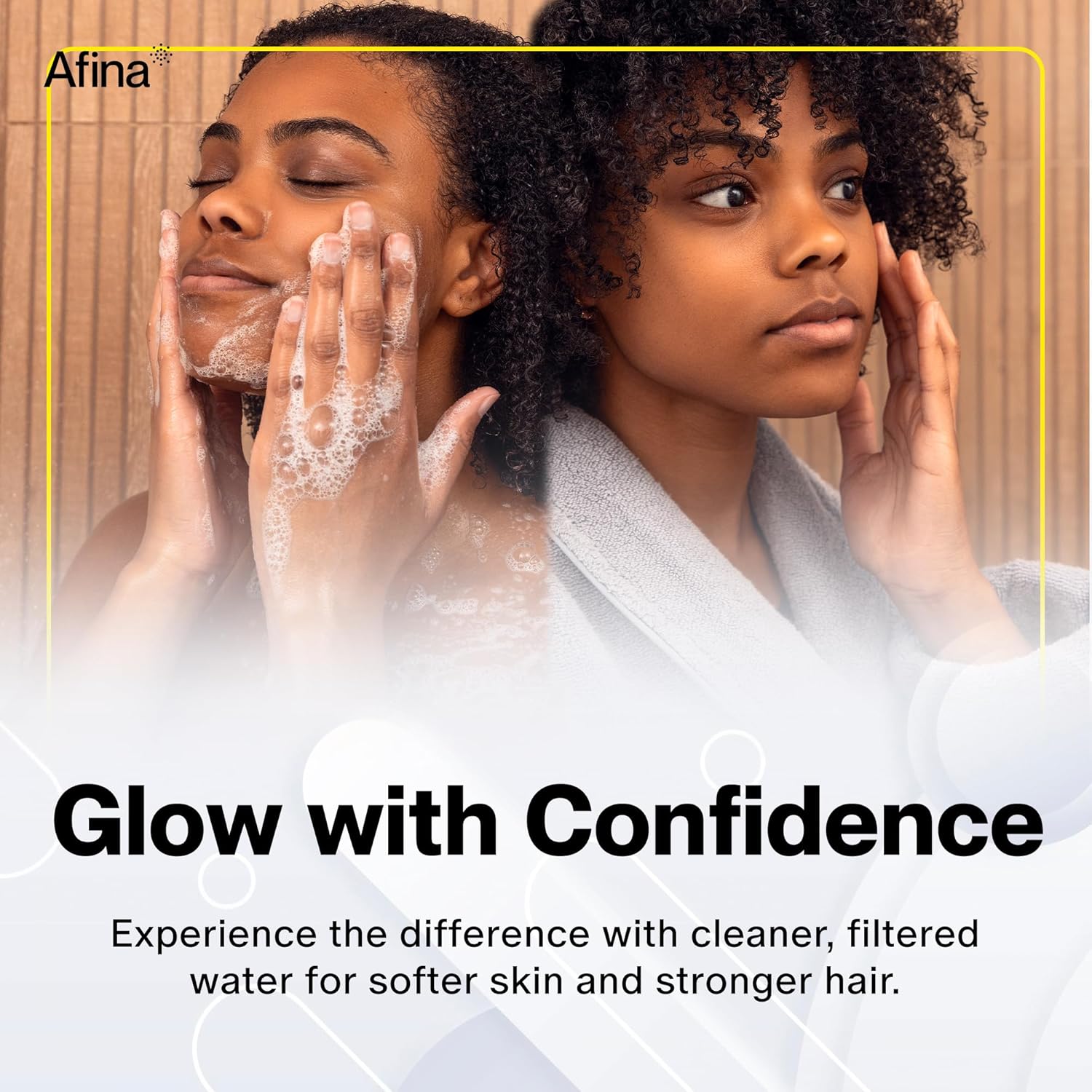 Afina High Pressure Filtered Shower Head