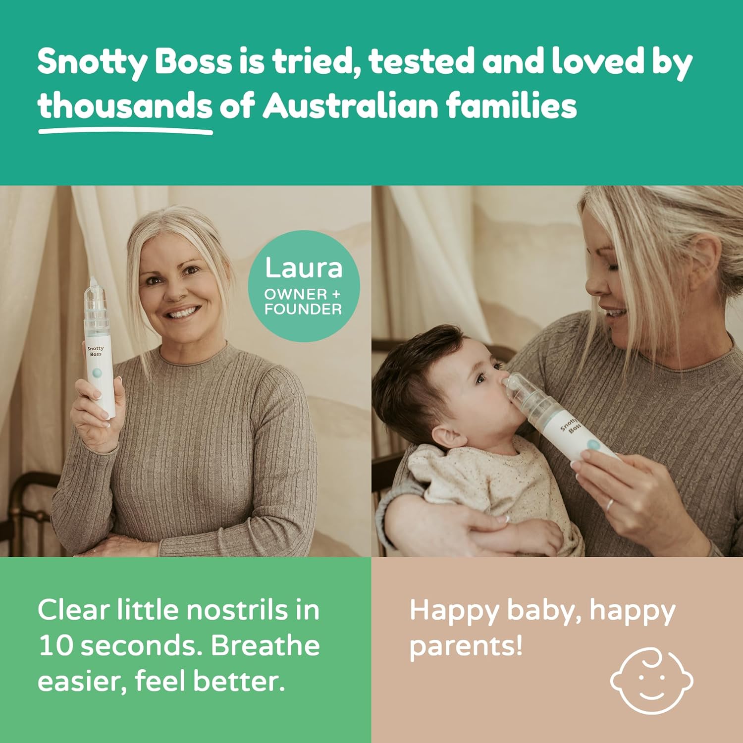 Snotty Boss Baby Nasal Aspirator