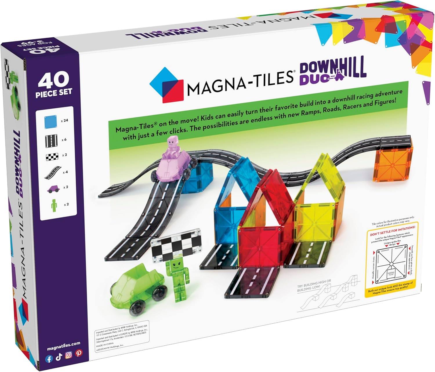 40-Piece Magnetic Construction Set